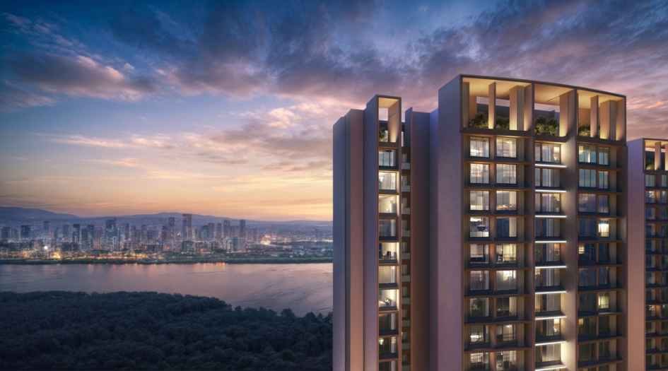 Celestria-New-Palm-Beach-Elevtation-Evening